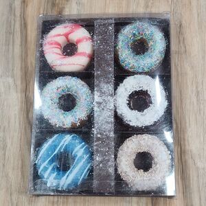 🩵NIB Donut Shaped Handmade in Greece Fragrant Soap/Bath Bomb Set of 6